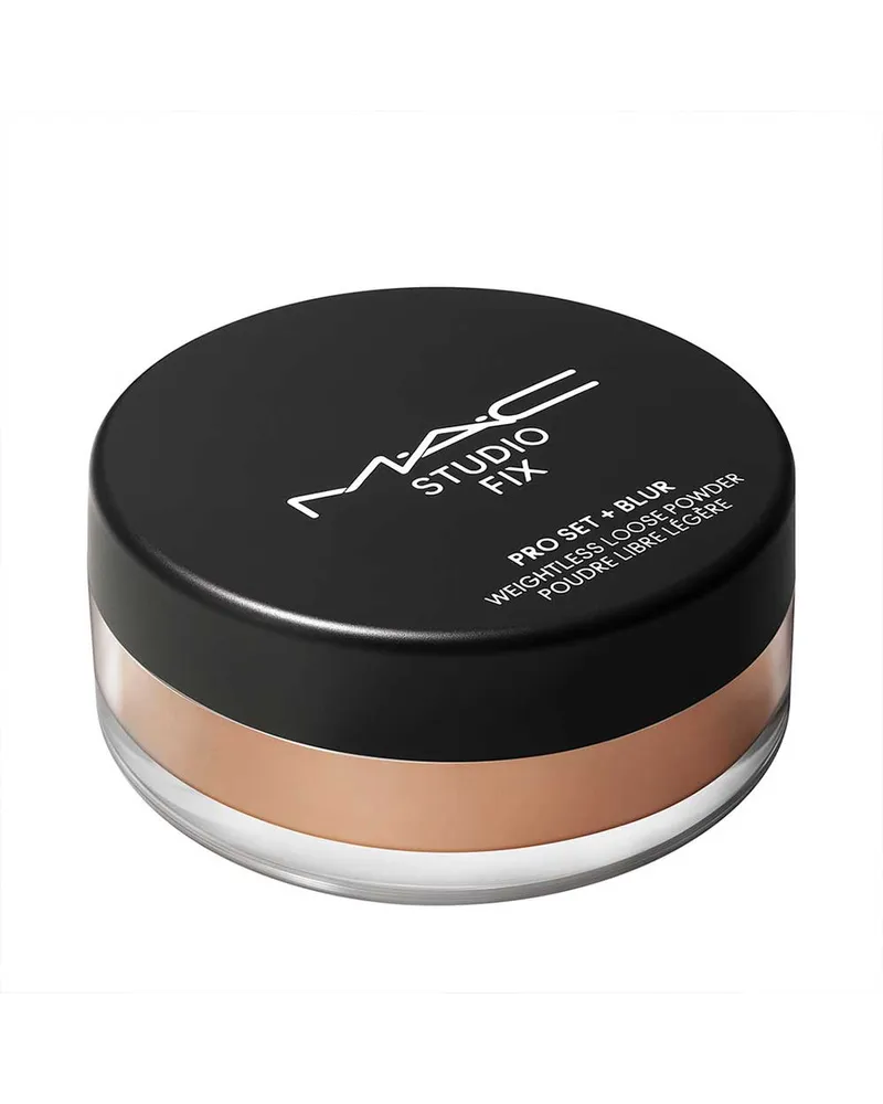 MAC Jeans Puder STUDIO FIX PRO SET + BLUR WEIGHTLESS LOOSE POWDER Dark (4.594,15€/1kg Dark