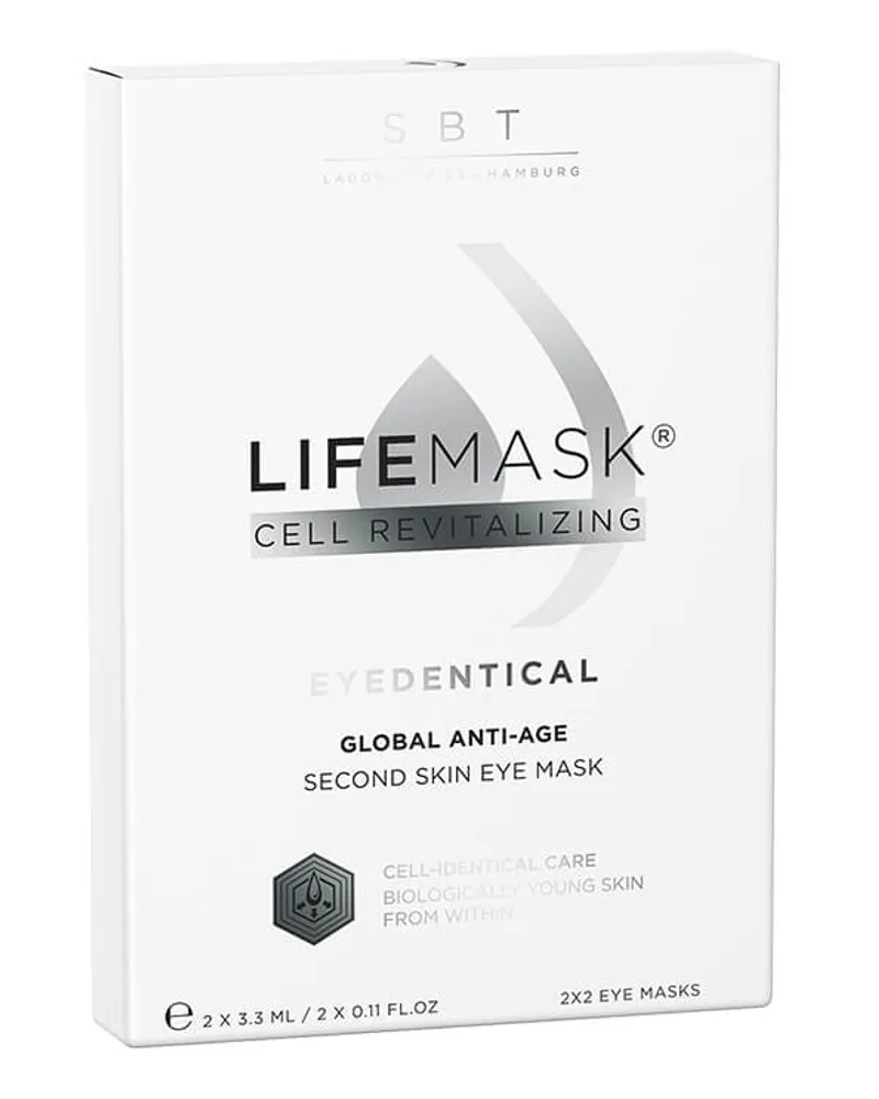 SBT Sensitive Biology Therapy Masken LifeMask Cell Revitalizing Eyedentical Second Skin Eye Mask 3.238,64€/1l 