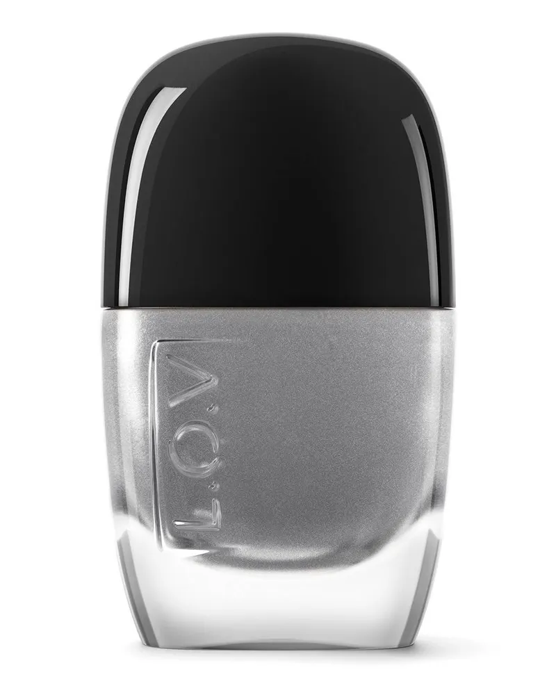 L.O.V Nägel LOVINITY luxurious nail lacquer Silver Liaison (531€/1l Silver