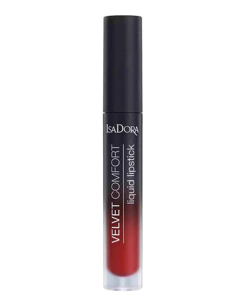 IsaDora Lippen Velvet Comfort Liquid Lipstick Ravish Red (2.697,75€/1l Ravish