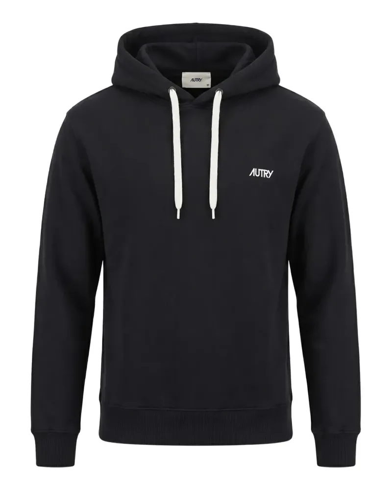 AUTRY Hoodie mit Logo-Print - Schwarz Schwarz