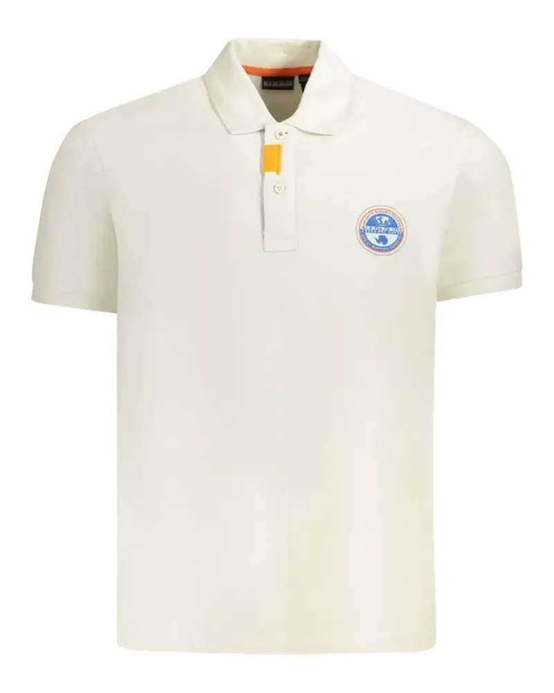 Napapijri Clanis embroidered-logo polo shirt - Weiß Weiß