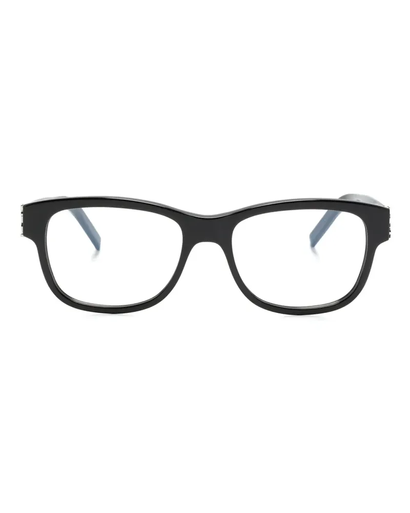 Saint Laurent Brille mit breitem Gestell - Schwarz Schwarz