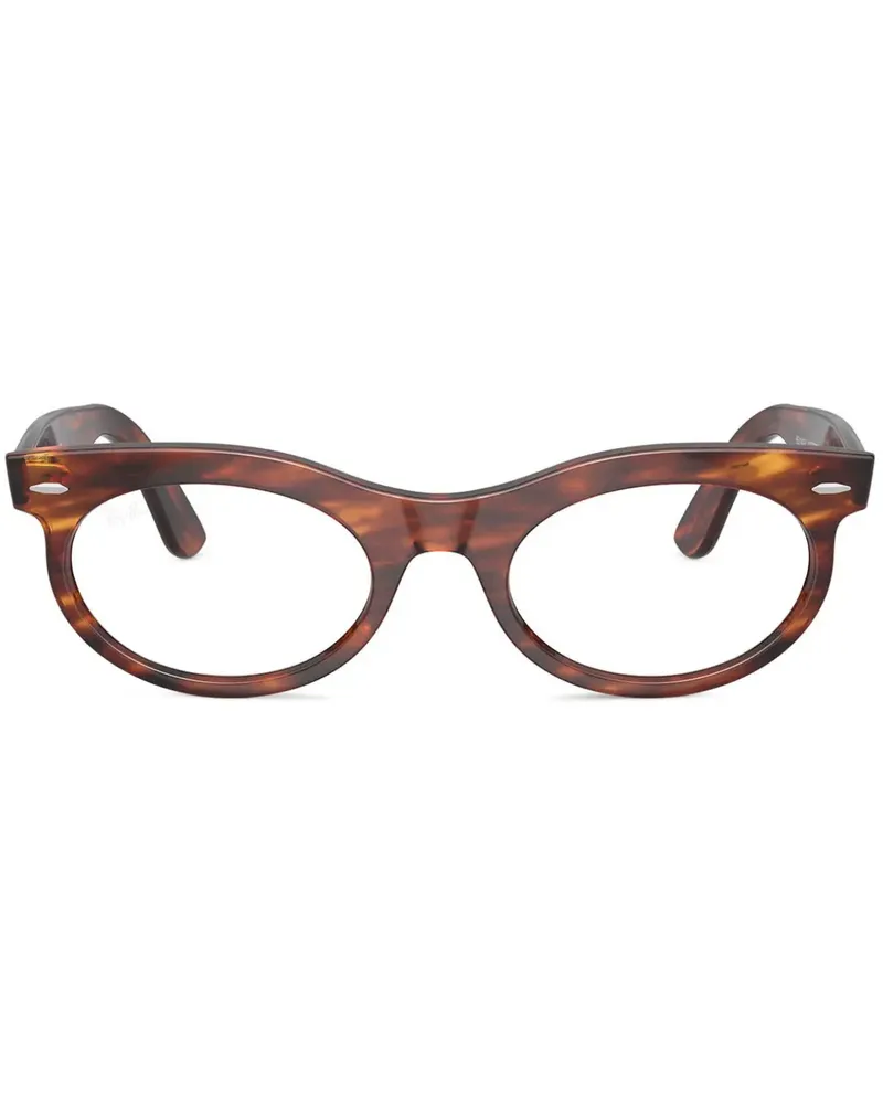 Ray Ban Wayfarer Oval Brille - Braun Braun