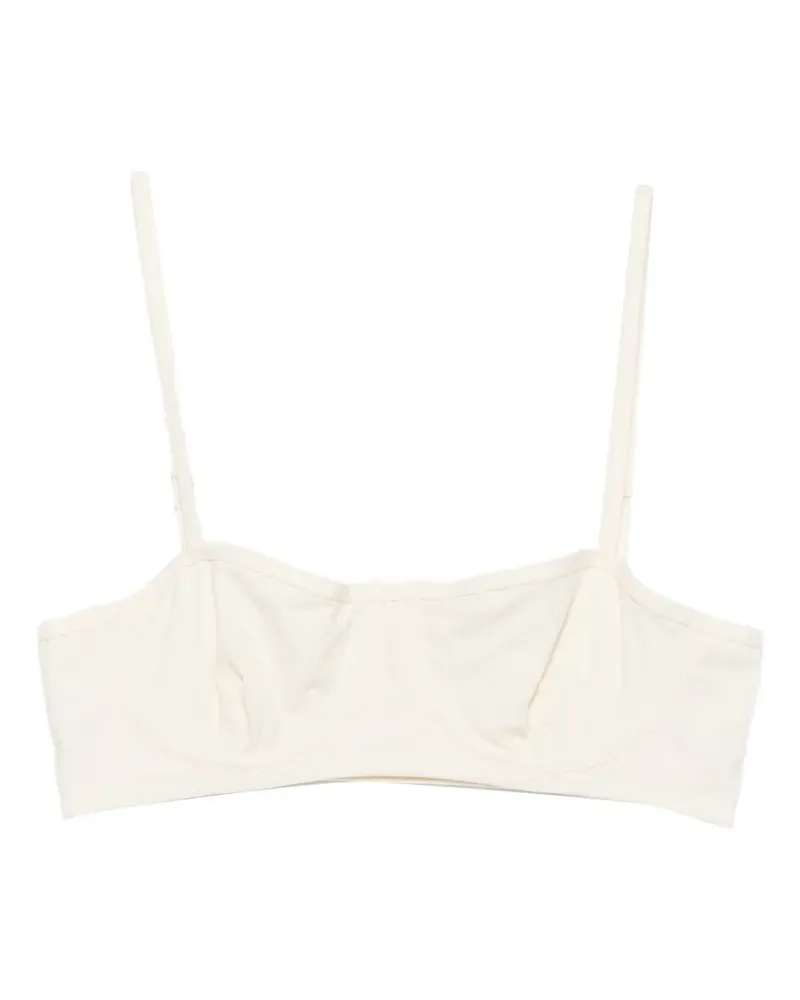 Totême adjustable-strap bikini top - Nude Nude