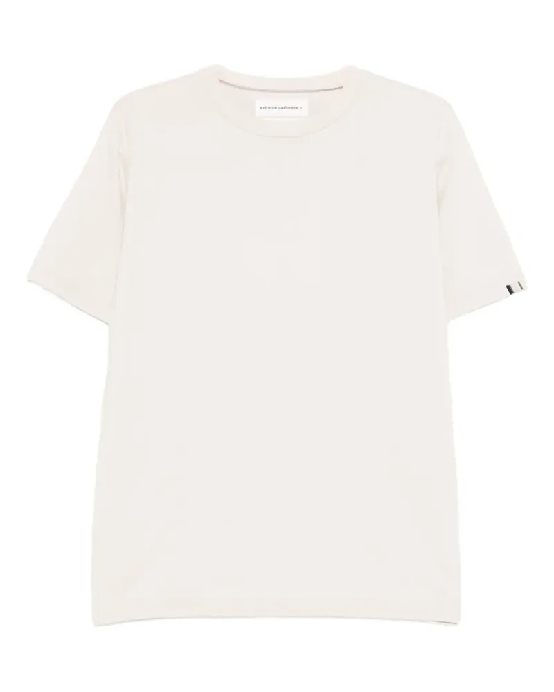 extreme cashmere James T-Shirt mit rundem Ausschnitt - Weiß Weiß