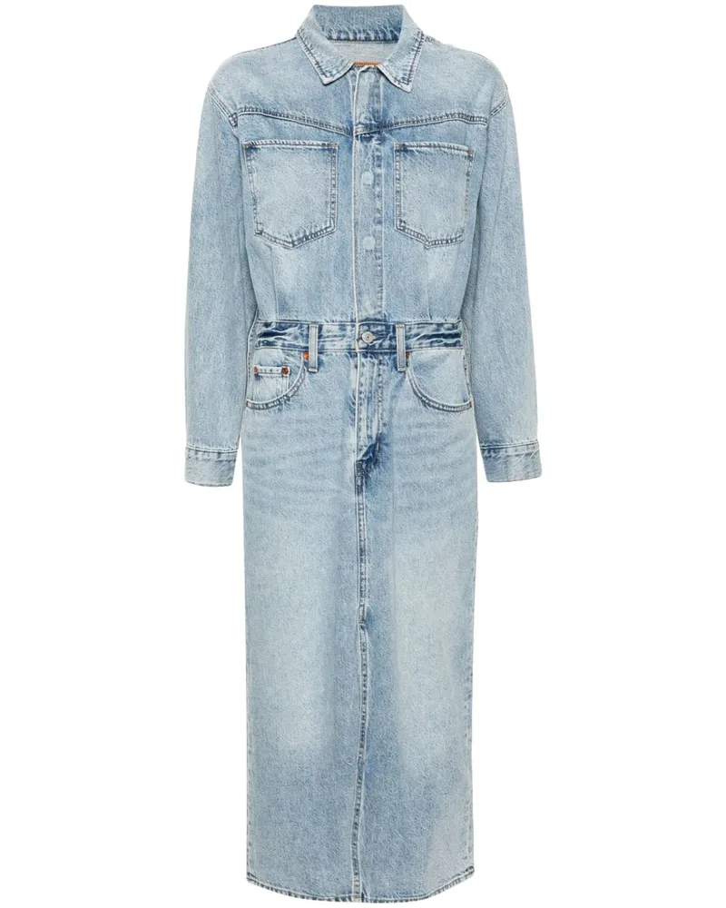 Levi's Mini Midikleid mit Logo-Detail - Blau Blau
