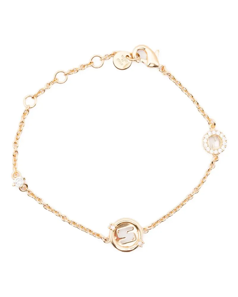 Fendi Armband mit Schmucksteinen - Gold Gold