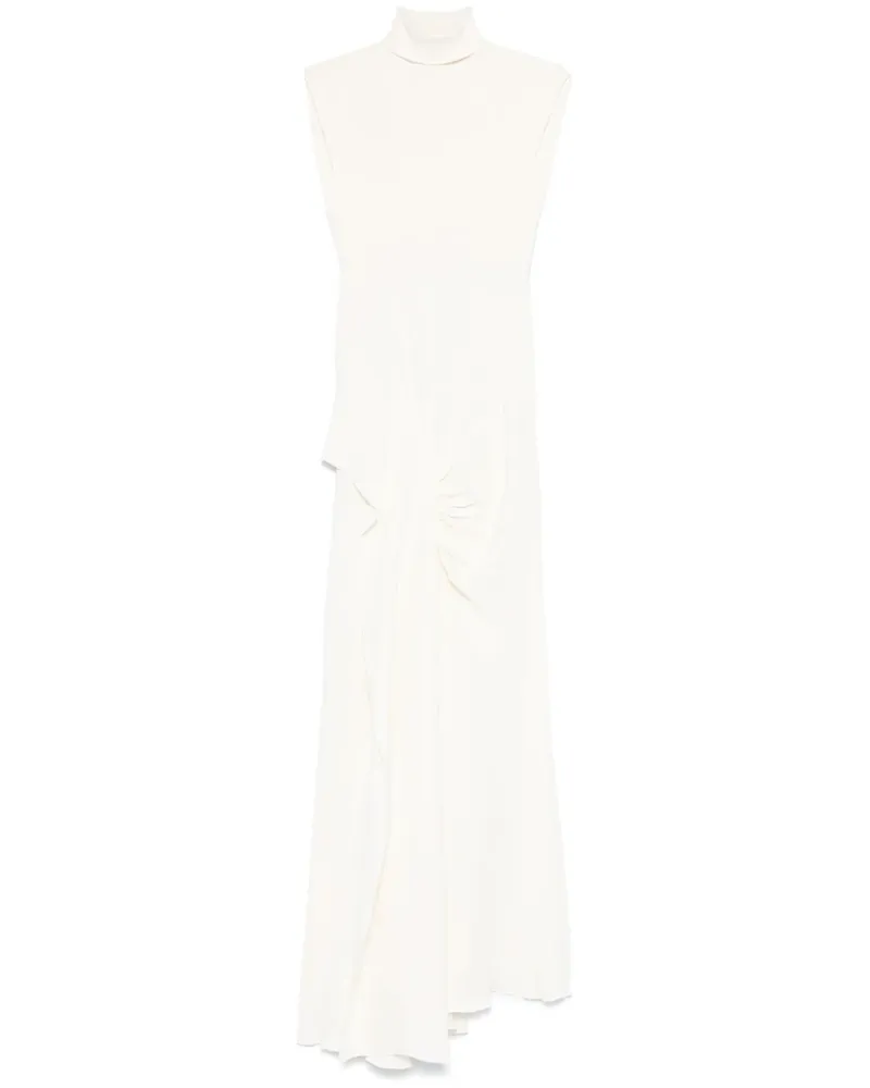 Victoria Beckham Asymmetrisches Maxikleid - Nude Nude