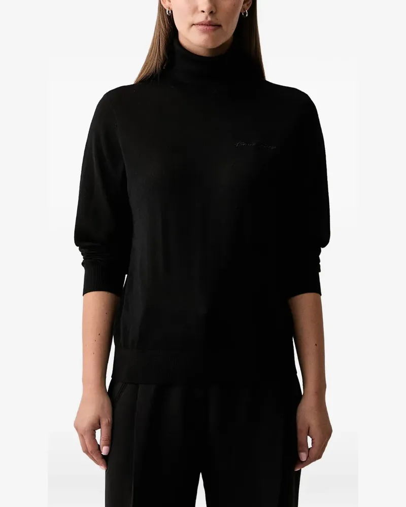 Armani Exchange roll-neck sweater - Schwarz Schwarz