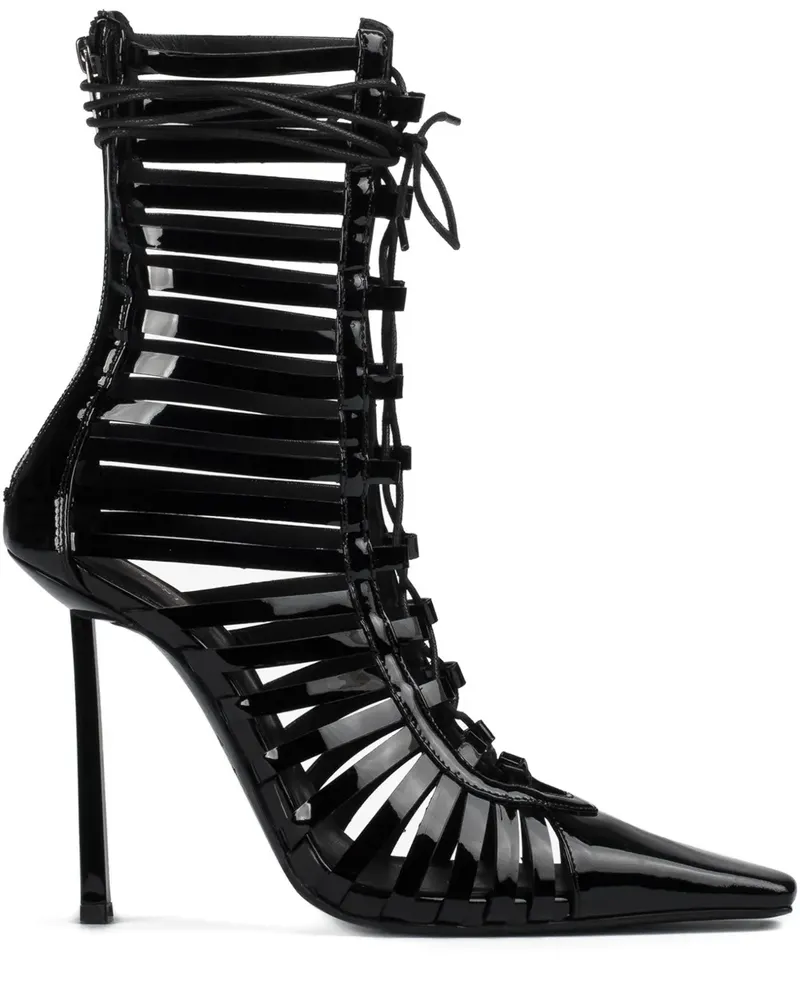 Le Silla Stiefel mit Riemen - Schwarz Schwarz