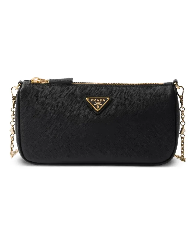Prada Re-Edition 2000 Schultertasche - Schwarz Schwarz