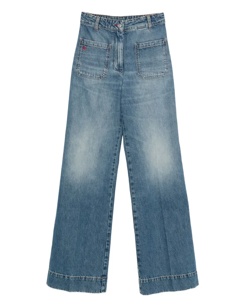 Victoria Beckham Jeans mit Taschendetail - Blau Blau