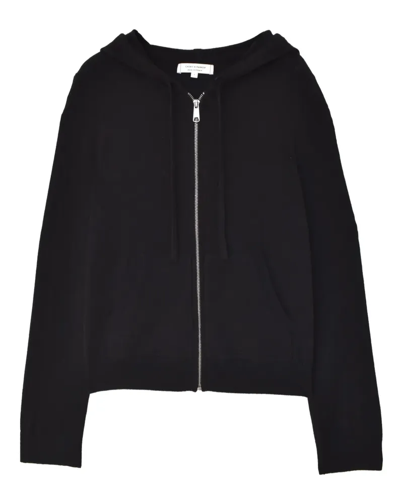 Chinti & Parker cashmere zip hoodie - Schwarz Schwarz