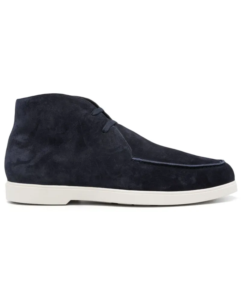 MOORER Bruschi Schnürstiefel - Blau Blau