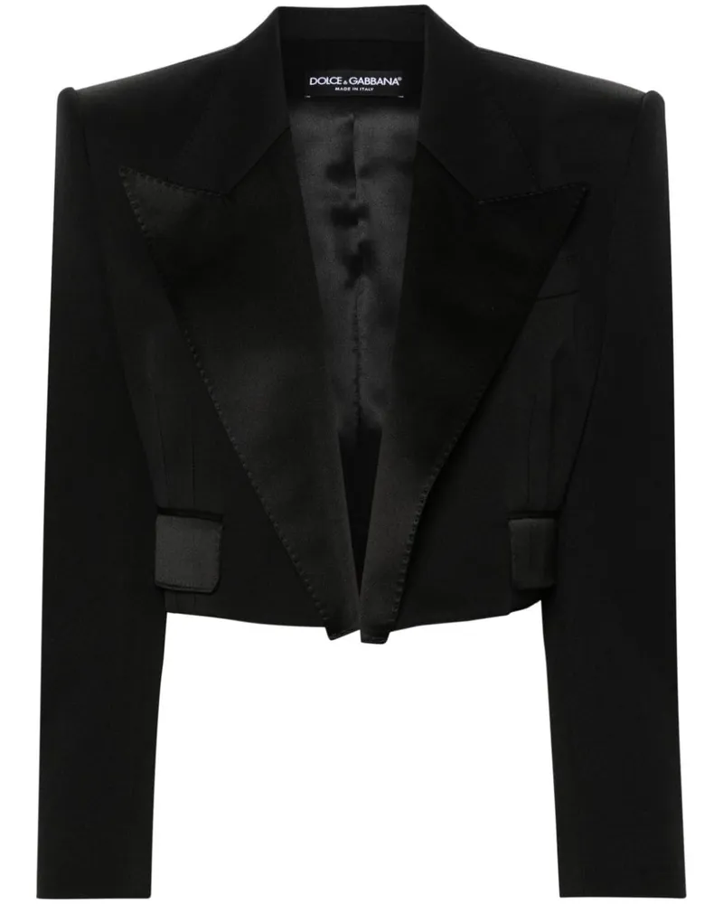Dolce & Gabbana Klassischer Blazer - Schwarz Schwarz