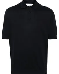 LARDINI Poloshirt mit Logo-Stickerei Blau