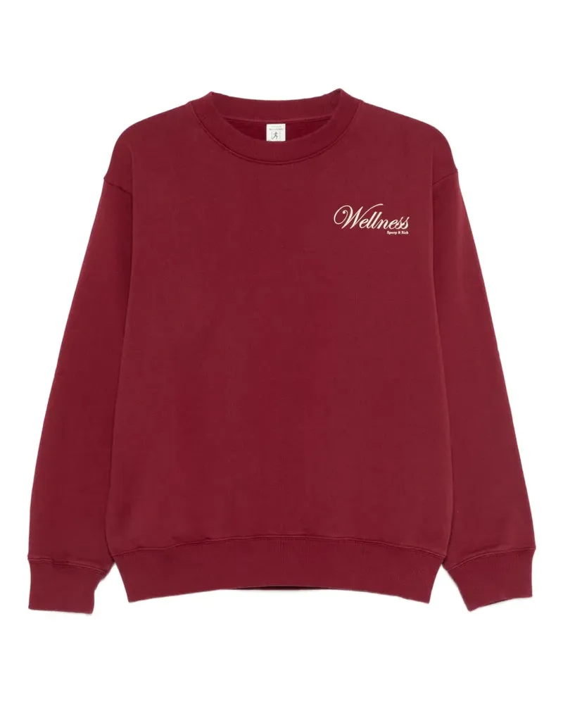SPORTY & RICH Soho logo crew-neck sweatshirt - Rot Rot
