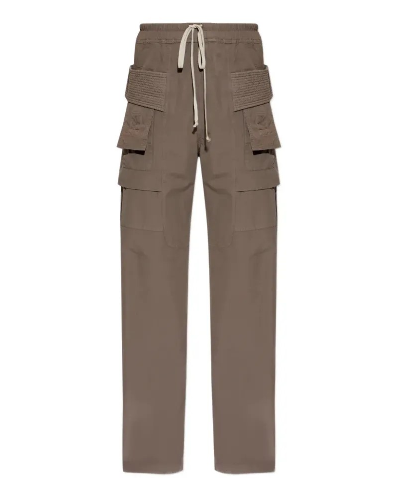 DRKSHDW by Rick Owens drawstring pocket trousers - Braun Braun