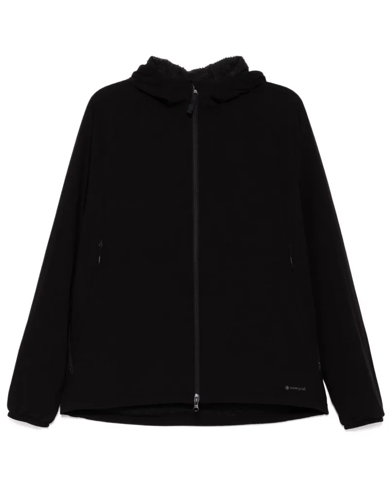 Snow Peak Atmungsaktive isolierte Jacke - Schwarz Schwarz