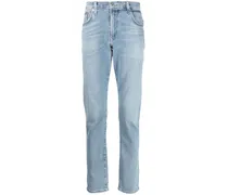 Slim-Fit-Jeans mit Logo-Patch