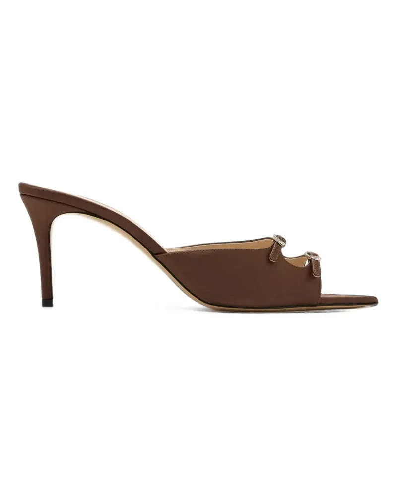 Andrea Wazen Carol Mules mit Kristallen - Braun Braun