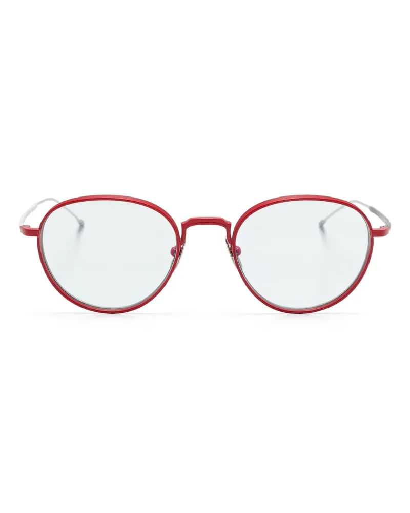 Thom Browne Brille mit rundem Gestell - Weiß Weiß