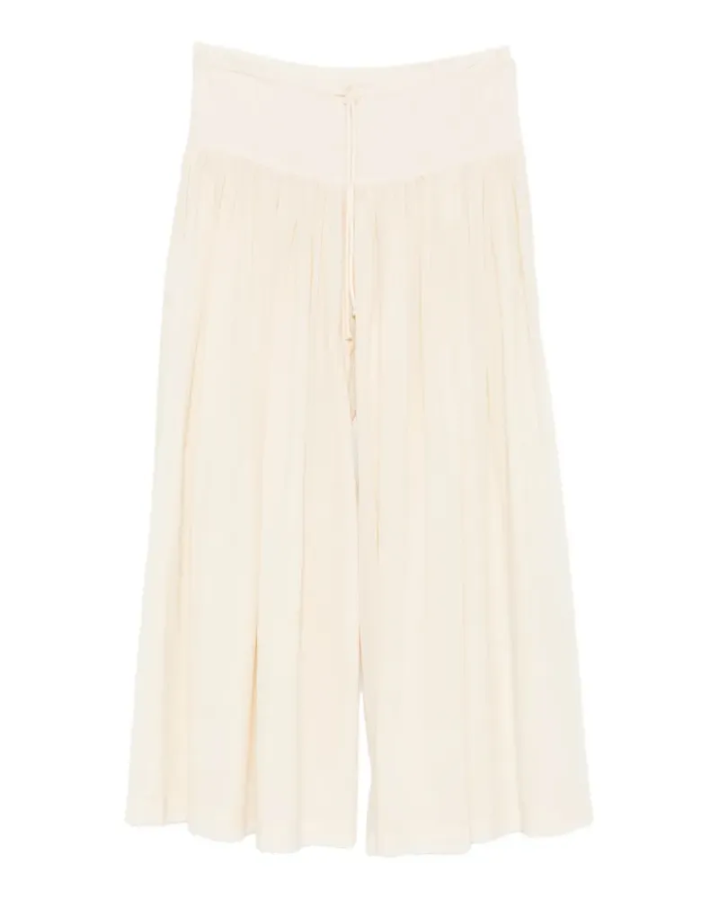 The Row Berenice drawstring trousers - Nude Nude