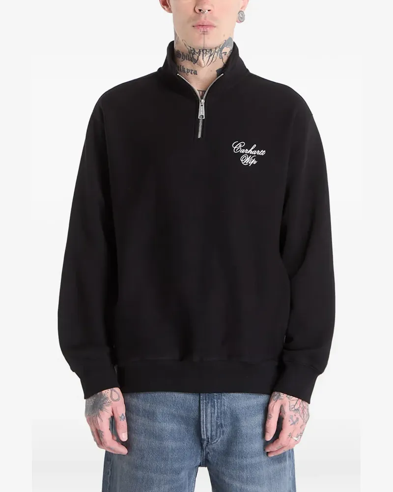 Carhartt WIP Longhand half-zip sweatshirt - Schwarz Schwarz