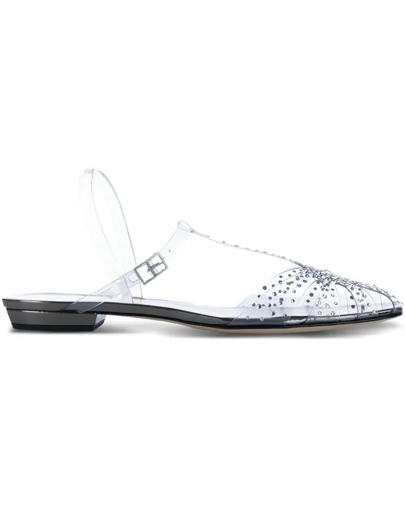 Giorgio Armani Sandalen mit Kristallen - Weiß Weiß