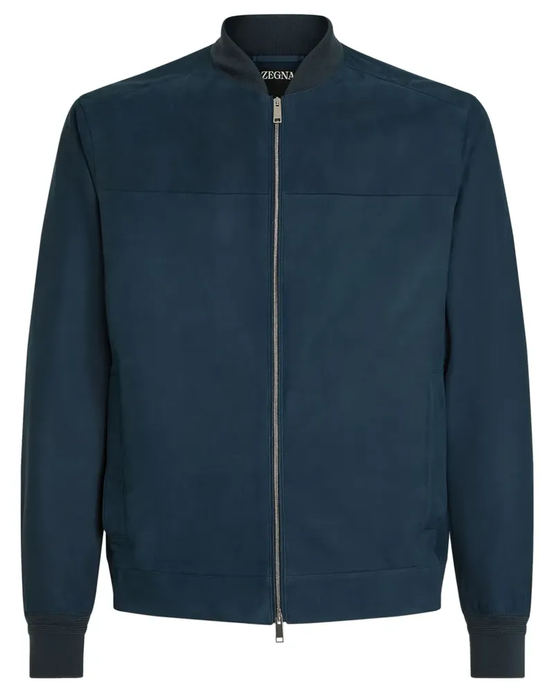 Ermenegildo Zegna Secondskin Bomberjacke - Blau Blau