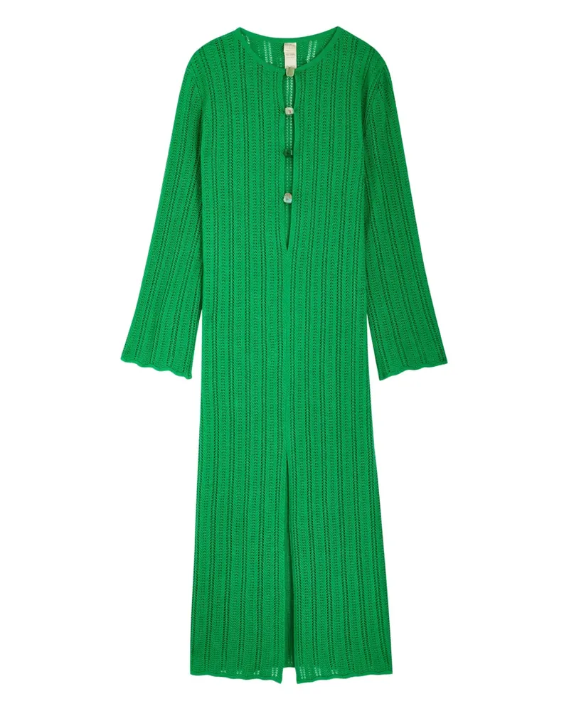 Baobab Collection Mamu buttoned maxi dress - Grün Grün