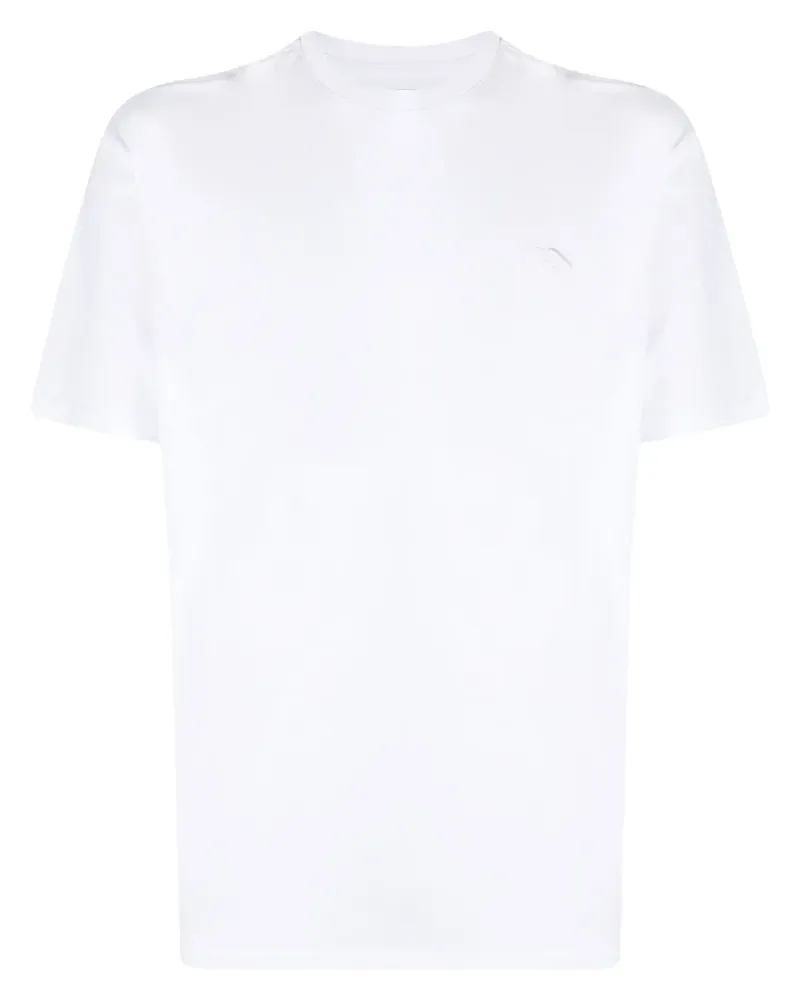 Alexander McQueen T-Shirt mit Logo-Stickerei - Weiß Weiß