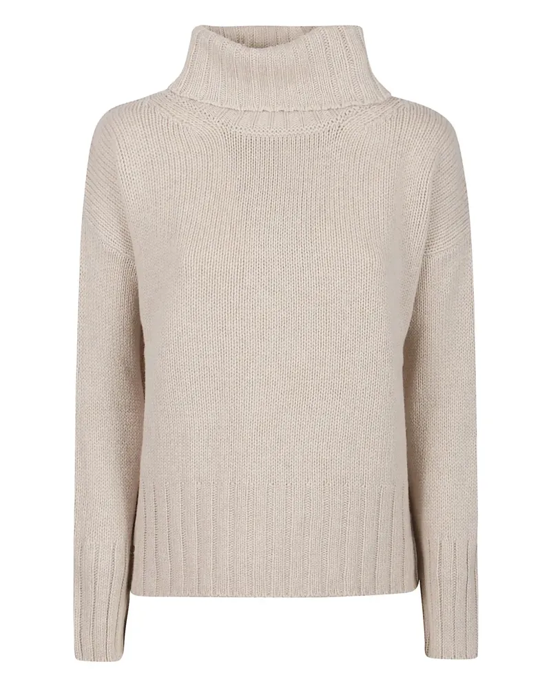 ARAGONA Rollkragenpullover aus Kaschmir - Nude Nude