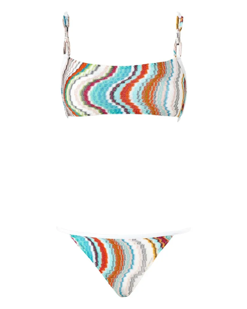 Missoni Gestrickter Bikini - Blau Blau