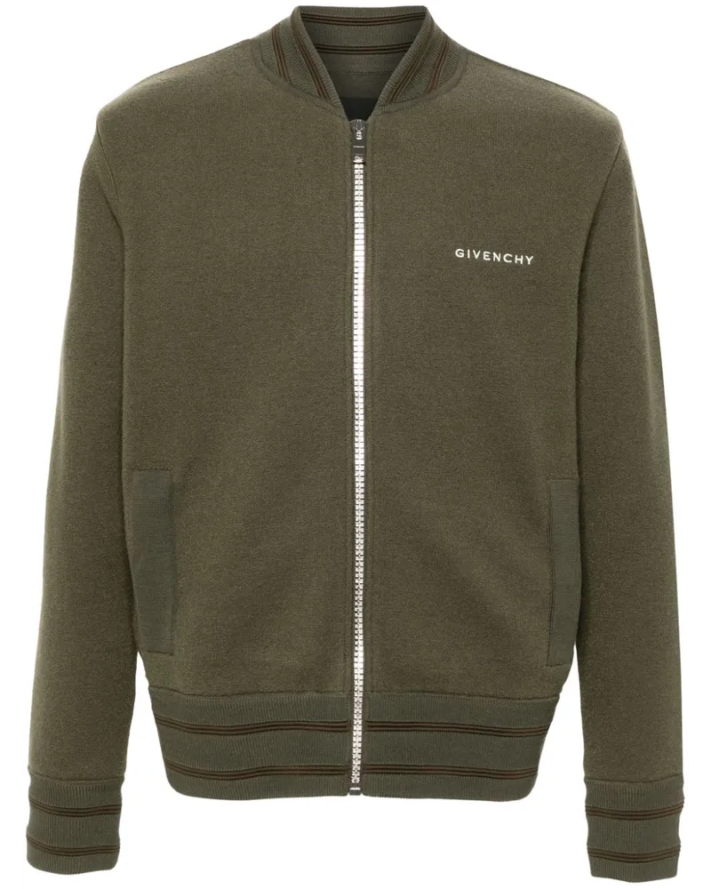 Givenchy Bomberjacke mit 4G-Patch - Grün Grün