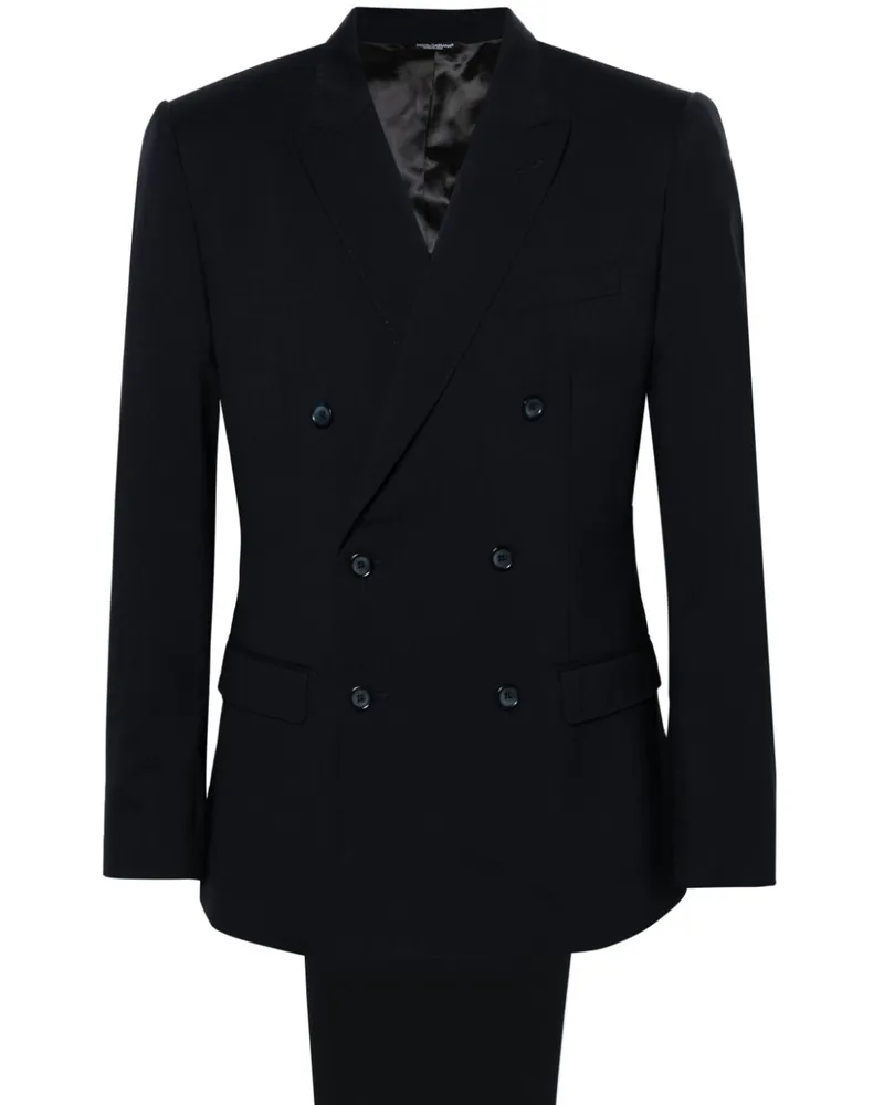 Dolce & Gabbana Doppelreihiges Sakko - Blau Blau