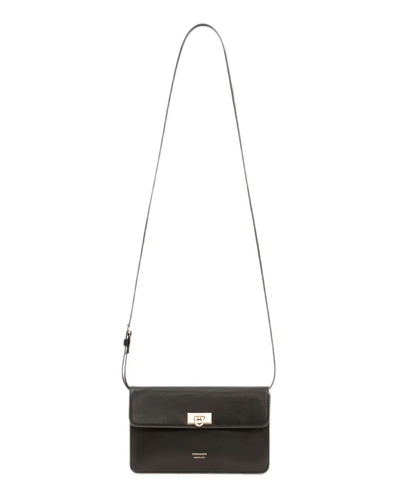 Ferragamo Gancini Harley clutch bag - Braun Braun
