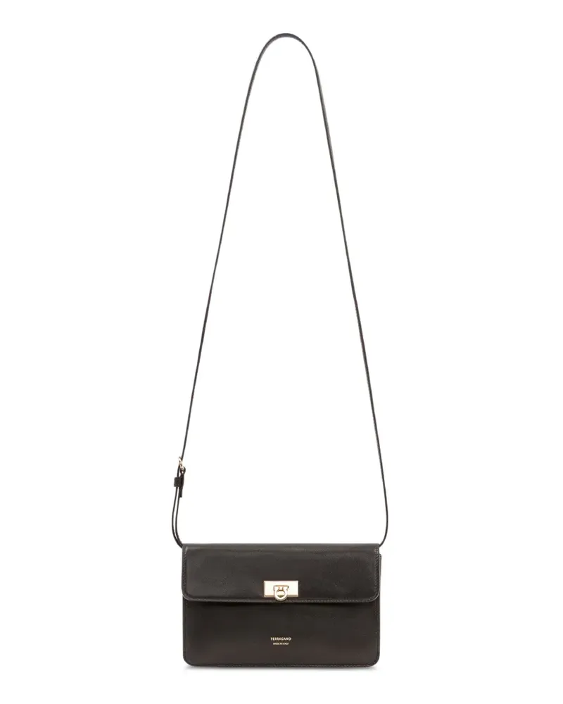 Ferragamo Gancini Harley clutch bag - Braun Braun