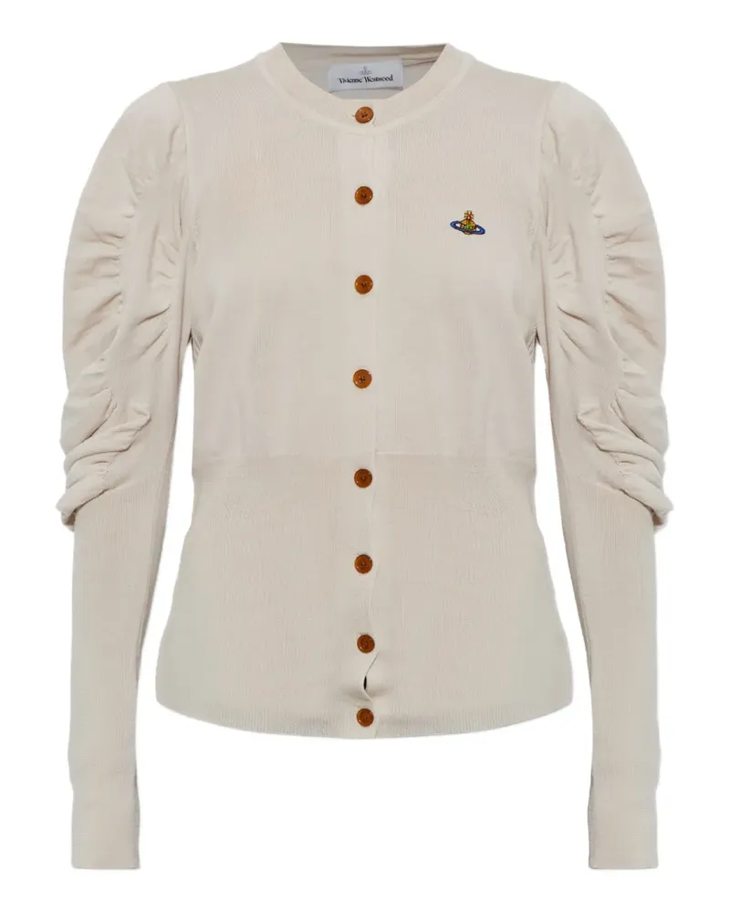 Vivienne Westwood Eli Cardigan mit Orb-Stickerei - Nude Nude