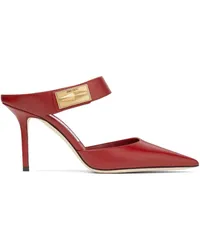 Jimmy Choo Spitze Mules 85mm Rot