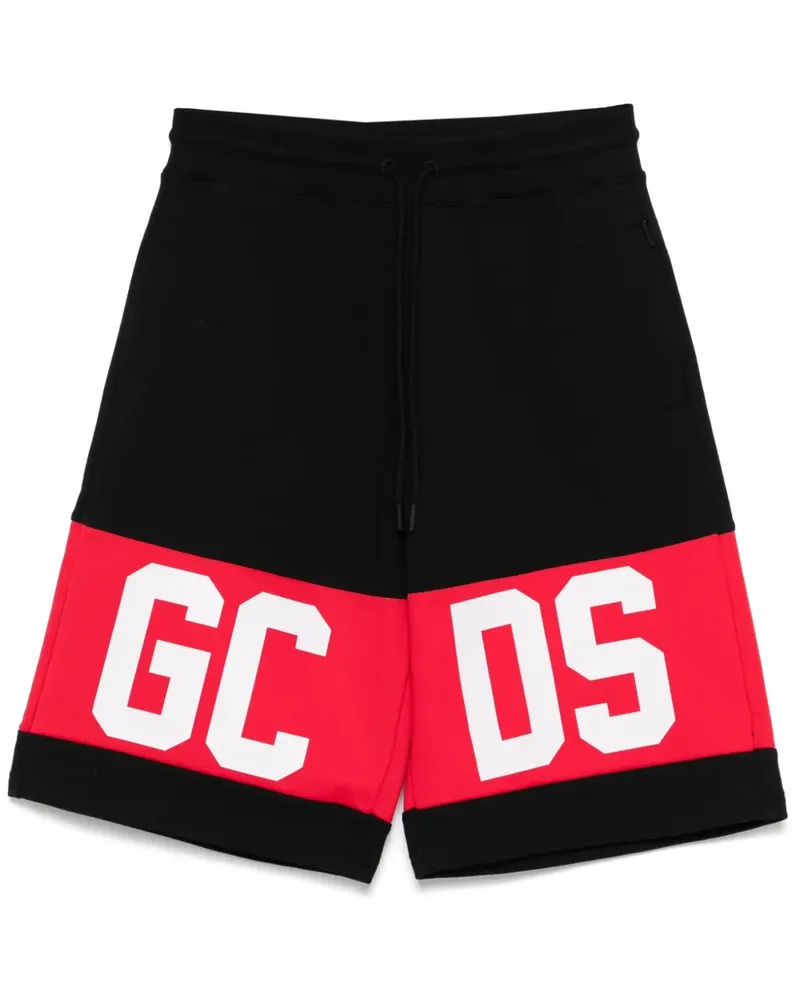 GCDS Shorts mit Logo-Band - Schwarz Schwarz