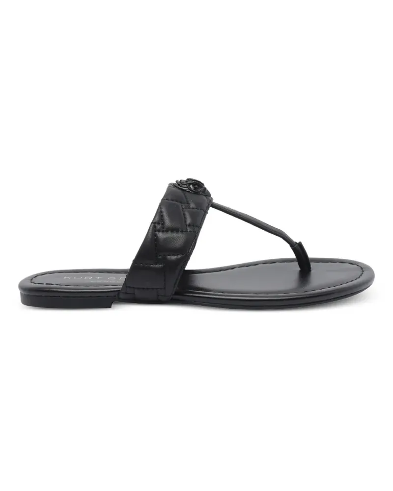 Kurt Geiger Kensington T-bar flip-flops - Schwarz Schwarz