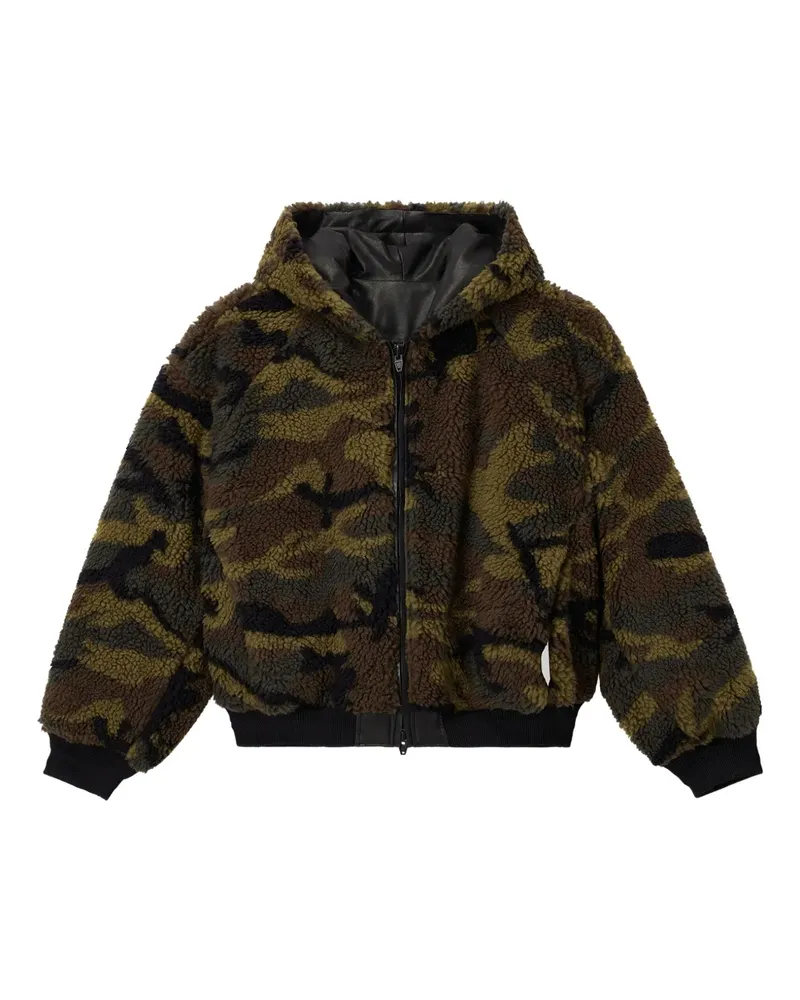 JUUN.J Kapuzenjacke mit Camouflagemuster - Grün Grün