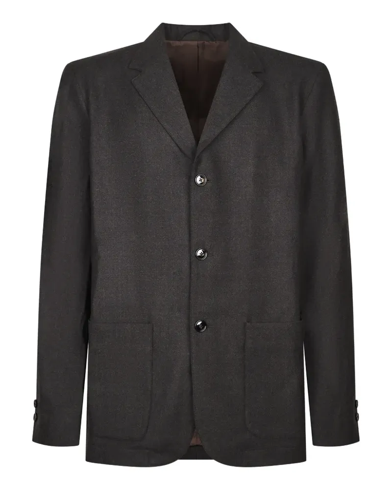 Cellar Door notched-lapels single-breasted blazer - Grau Grau