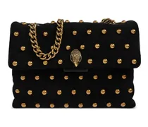Kensington Clutch mit Nieten - Schwarz