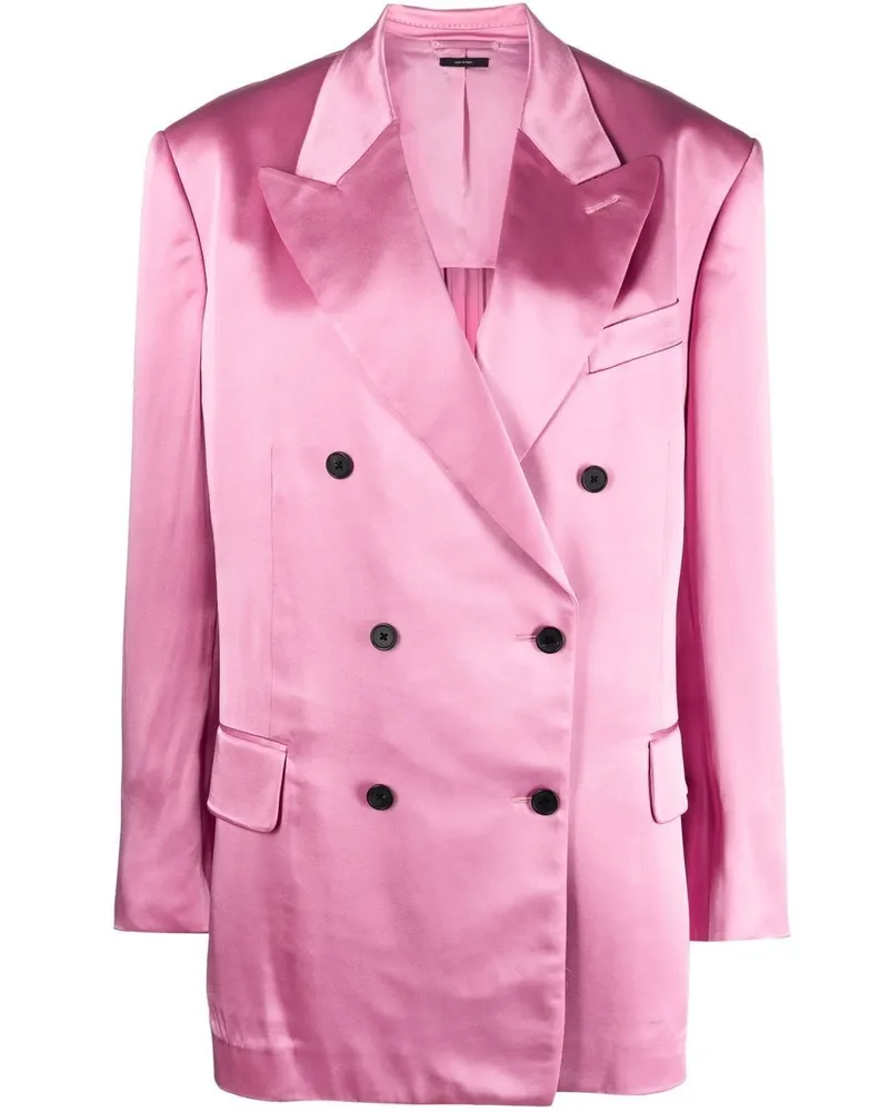 Tom Ford Doppelreihiger Blazer - Rosa Rosa