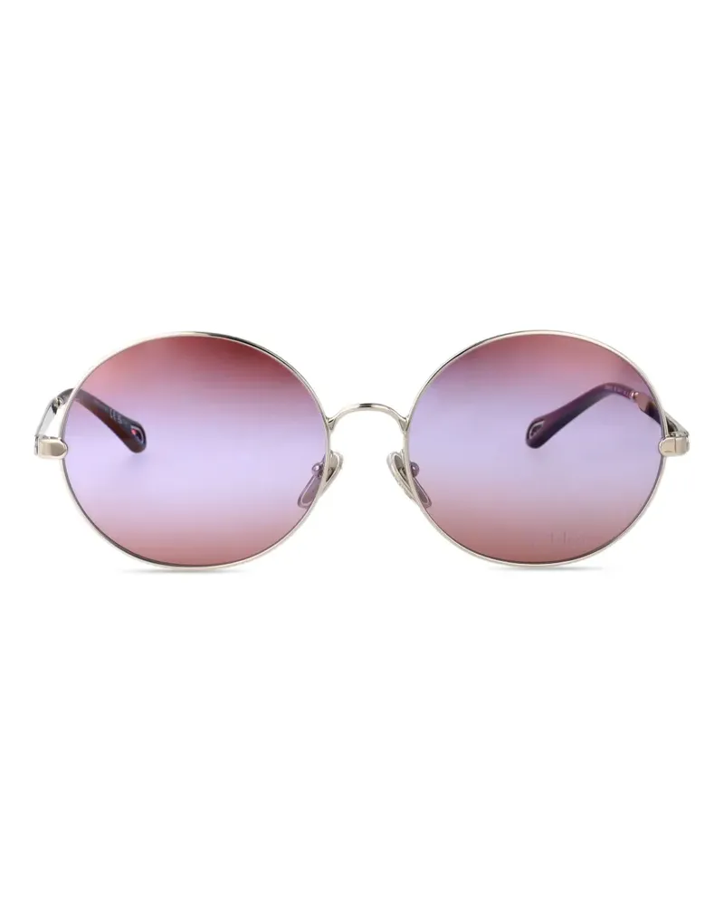Chloé Runde Sonnenbrille mit Farbverlauf - Gold Gold