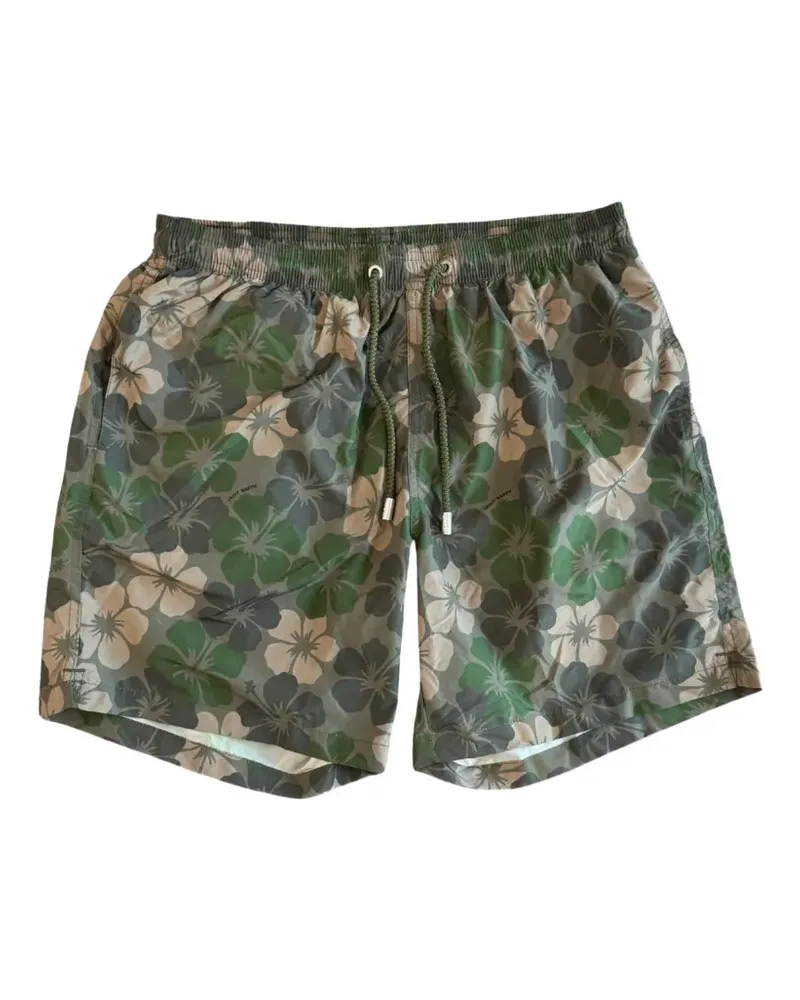 MC2 Saint Barth floral-print drawstring-waist swim shorts - Grau Grau