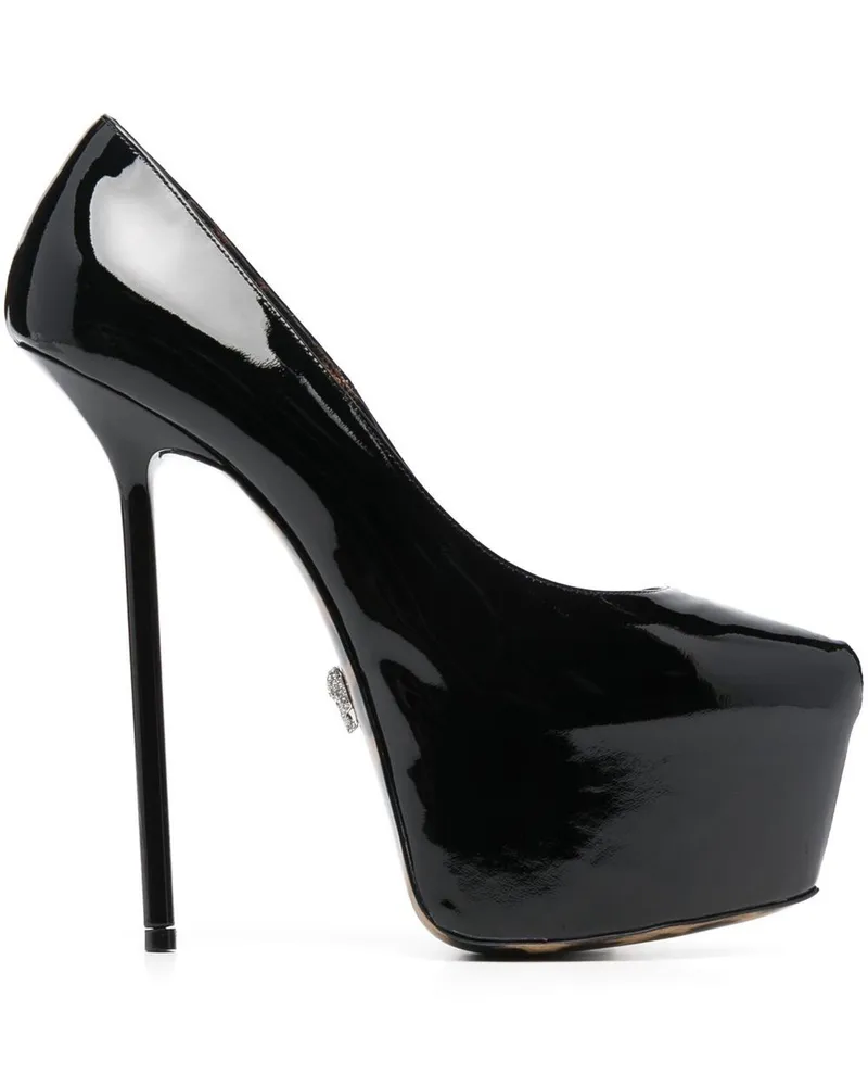 Philipp Plein Pumps mit Plateau 160mm - Schwarz Schwarz